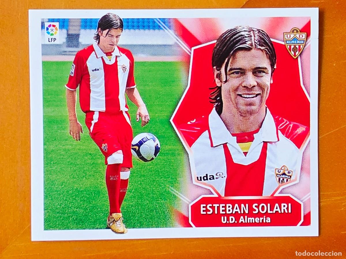 Cromos de f&uacute;tbol: Esteban Solari, UD Almer&iacute;a, Panini Ediciones Liga Este 2008 2009 08 09, sin pegar