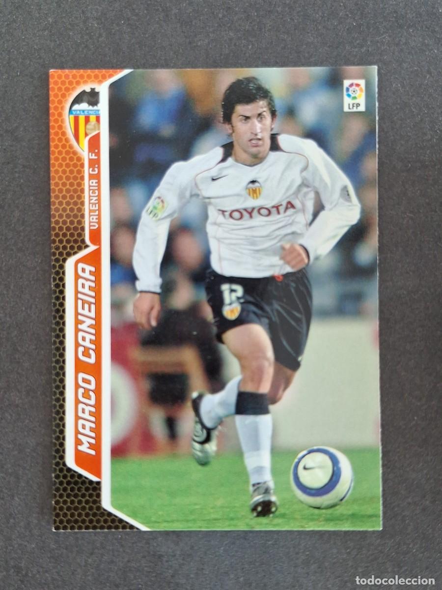 Cromos de f&uacute;tbol: L3 MARCO CANEIRA VALENCIA C. F. 309 PANINI MEGACRACKS 2005 2006 05 06