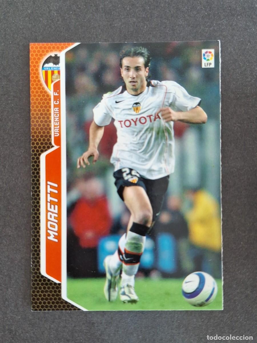 Fu&szlig;ball-Sticker: L3 MORETTI VALENCIA C. F. 314 PANINI MEGACRACKS 2005 2006 05 06