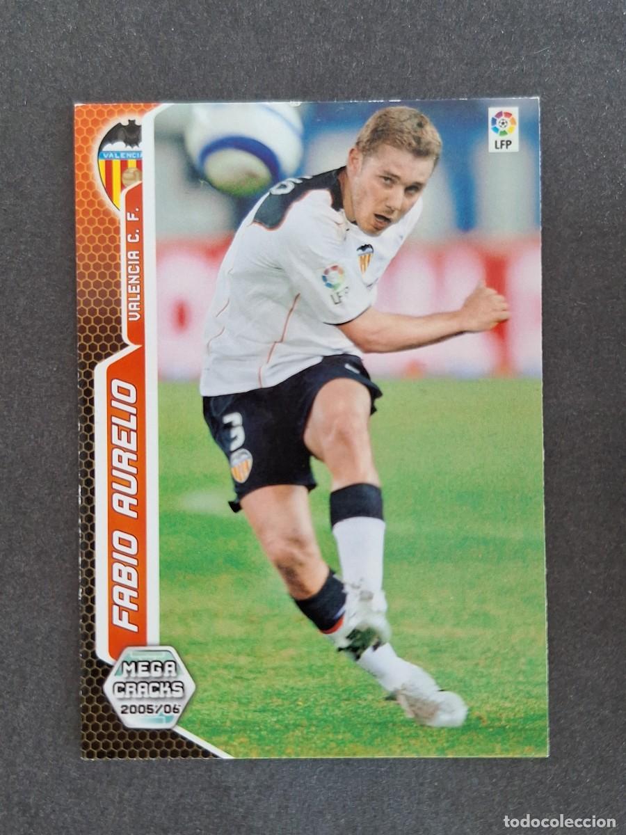 Fu&szlig;ball-Sticker: L3 FABIO AURELIO VALENCIA C. F. 315 PANINI MEGACRACKS 2005 2006 05 06
