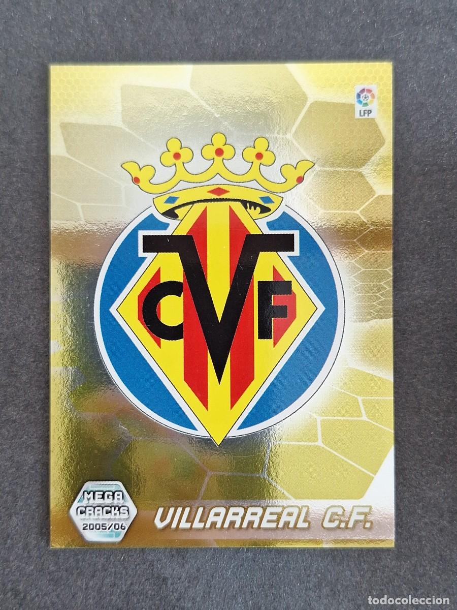 Cromos de f&uacute;tbol: L3 ESCUDO VILLARREAL C. F. 325 PANINI MEGACRACKS 2005 2006 05 06