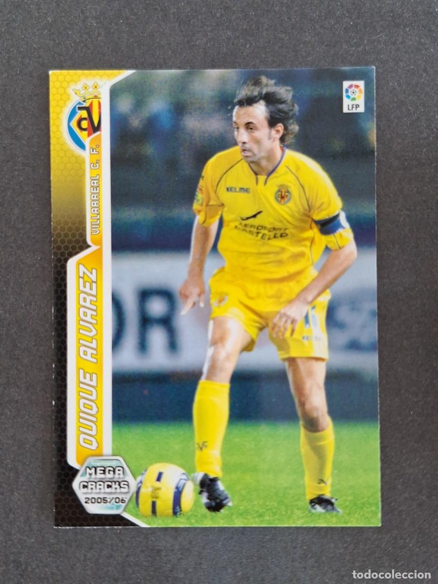 Cromos de f&uacute;tbol: L3 QUIQUE ALVAREZ VILLARREAL C. F. 329 PANINI MEGACRACKS 2005 2006 05 06