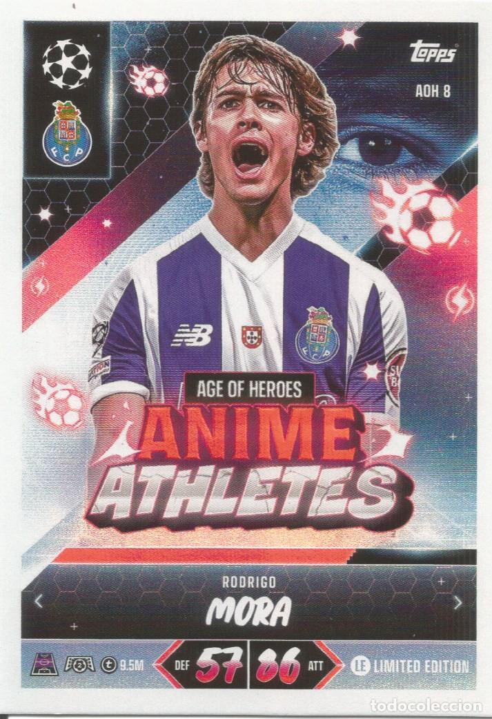Cromos de f&uacute;tbol: Carta AOH 8 - Rodrigo Mora - FC Porto - Topps Match Attax 2026 2027 26 27 - Anime Athletes