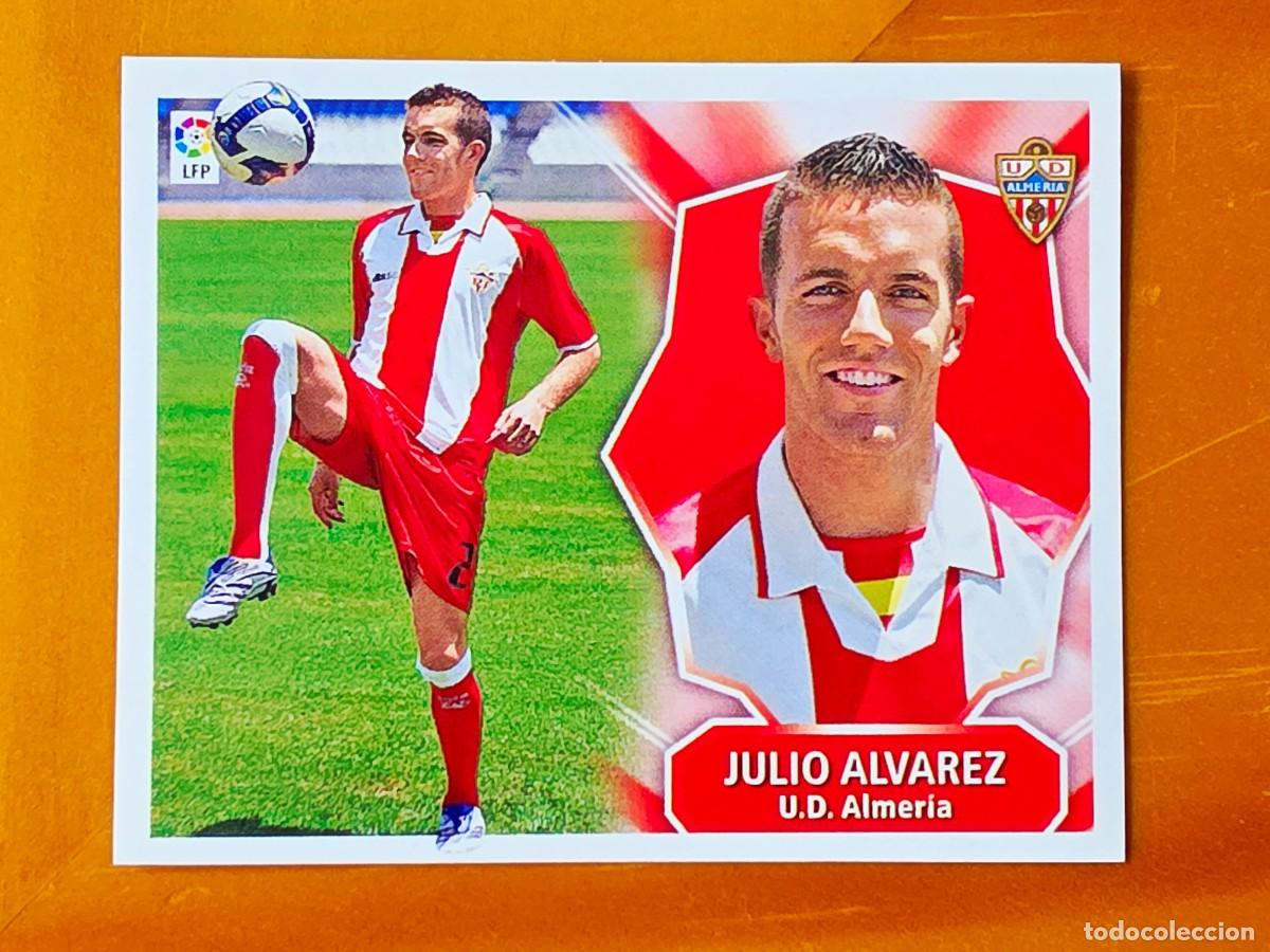 Cromos de f&uacute;tbol: Julio &Aacute;lvarez, UD Almer&iacute;a, Panini Ediciones Liga Este 2008 2009 08 09, sin pegar