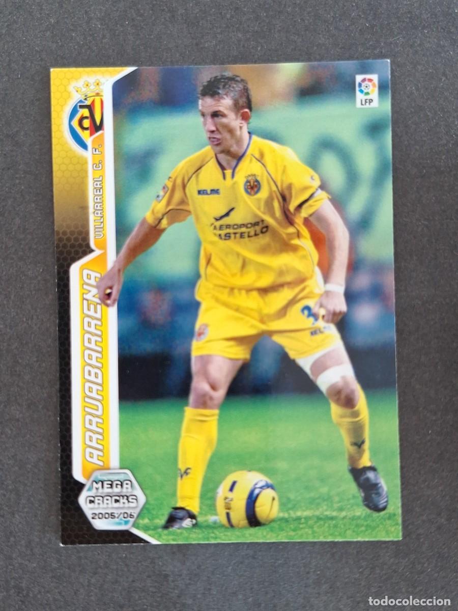 Cromos de f&uacute;tbol: L3 ARRUABARRENA VILLARREAL C. F. 332 PANINI MEGACRACKS 2005 2006 05 06