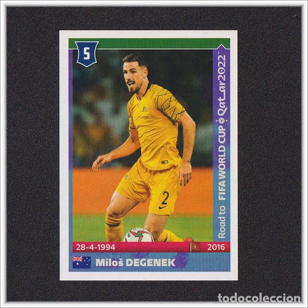 Cromos de f&uacute;tbol: ROAD TO FIFA WORLD CUP QATAR 2022 PANINI MUNDIAL MILOS DEGENEK N&ordm; 36 AUSTRALIA STICKER ALBUM