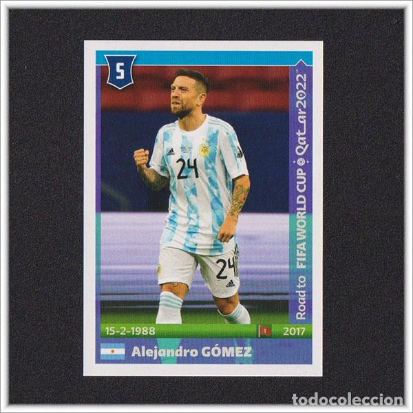 Cromos de f&uacute;tbol: ROAD TO FIFA WORLD CUP QATAR 2022 PANINI MUNDIAL ALEJANDRO PAPU GOMEZ N&ordm; 26 ARGENTINA STICKER ALBUM