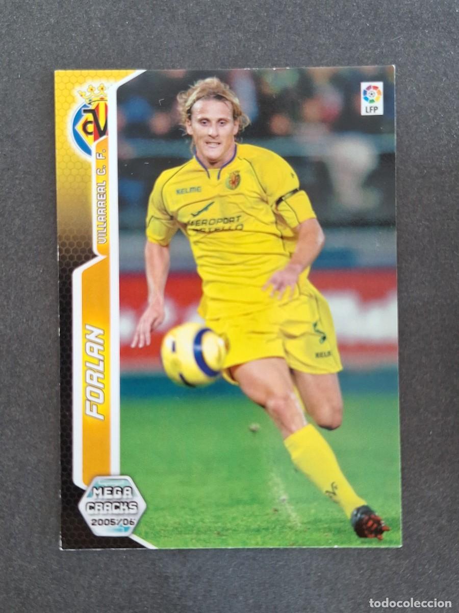 Cromos de f&uacute;tbol: L3 FORLAN VILLARREAL C. F. 341 PANINI MEGACRACKS 2005 2006 05 06