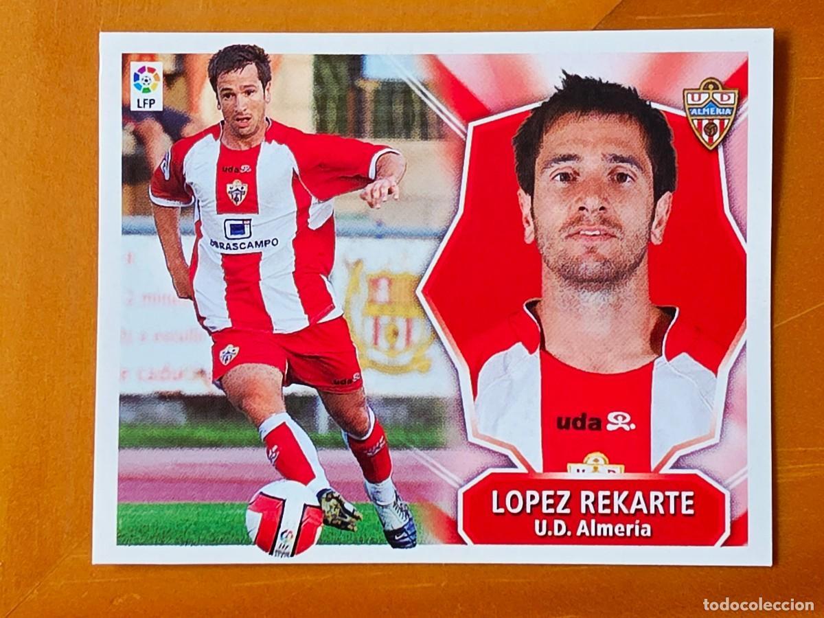 Cromos de f&uacute;tbol: Aitor L&oacute;pez Rekarte, Baja, UD Almer&iacute;a, Panini Ediciones Liga Este 2008 2009 08 09, sin pegar