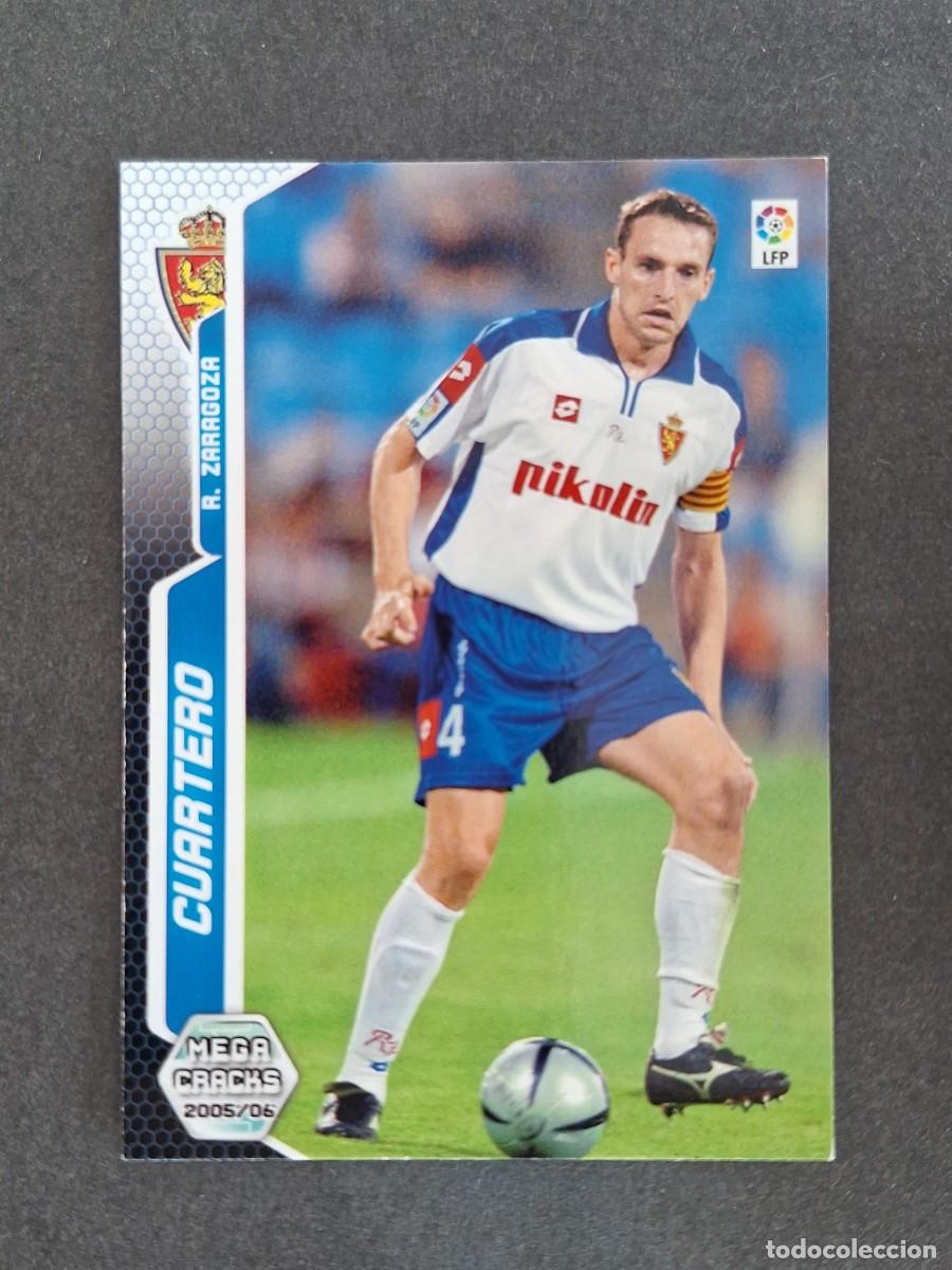 Cromos de f&uacute;tbol: L3 CUARTERO REAL ZARAGOZA 346 PANINI MEGACRACKS 2005 2006 05 06