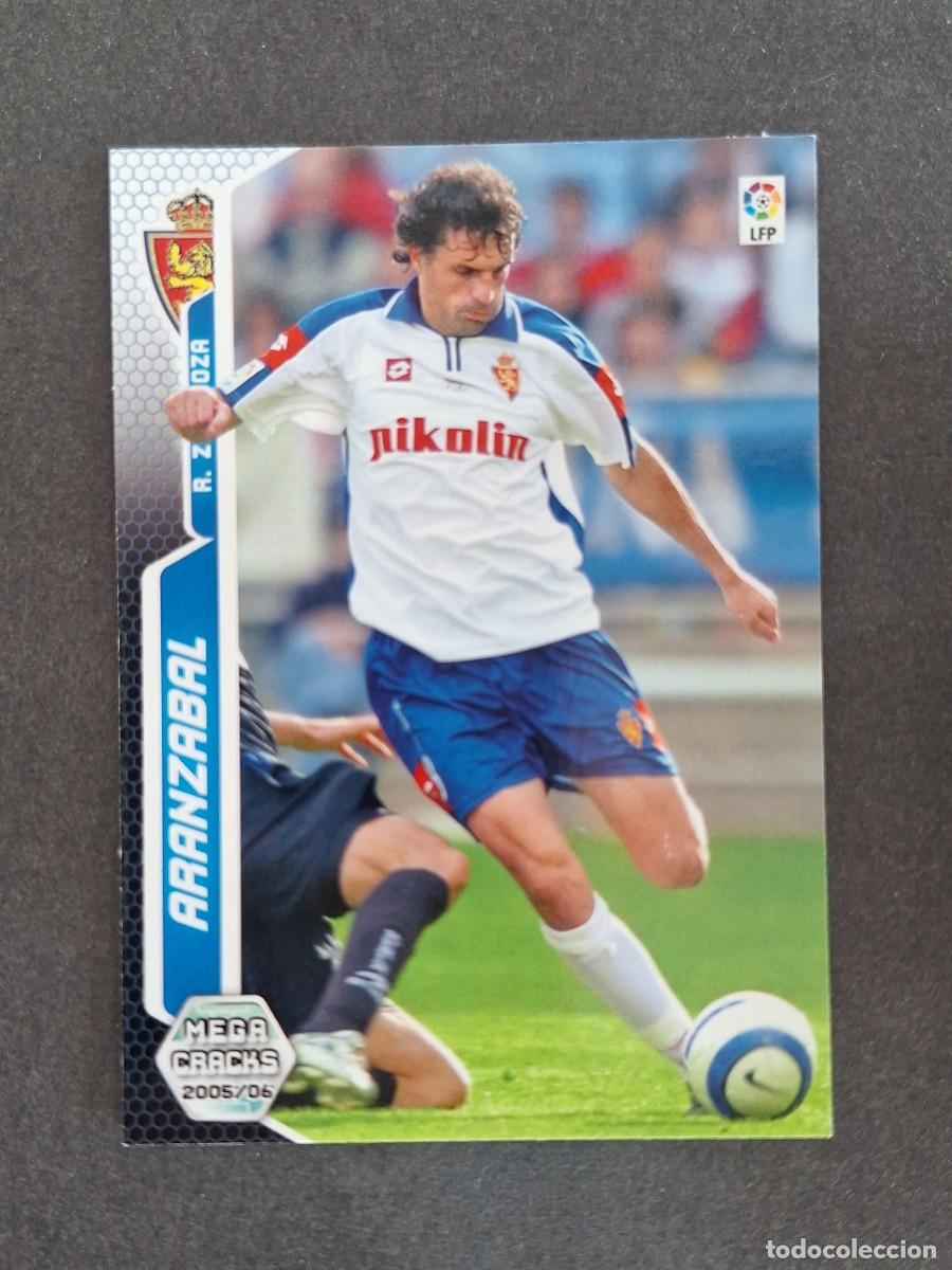 Cromos de f&uacute;tbol: L3 ARANZABAL REAL ZARAGOZA 350 PANINI MEGACRACKS 2005 2006 05 06