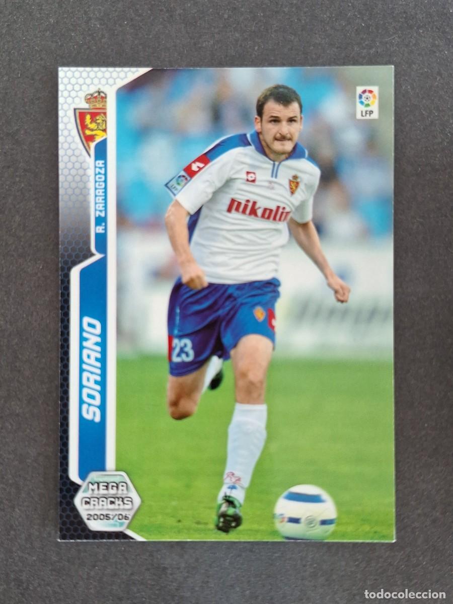 Cromos de f&uacute;tbol: L3 SORIANO REAL ZARAGOZA 354 PANINI MEGACRACKS 2005 2006 05 06