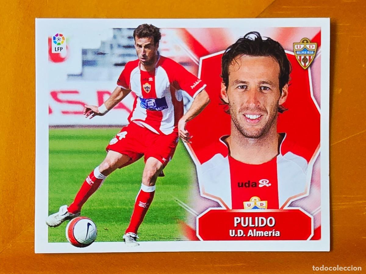 Cromos de f&uacute;tbol: Rub&eacute;n Pulido, UD Almer&iacute;a, Panini Ediciones Liga Este 2008 2009 08 09, sin pegar