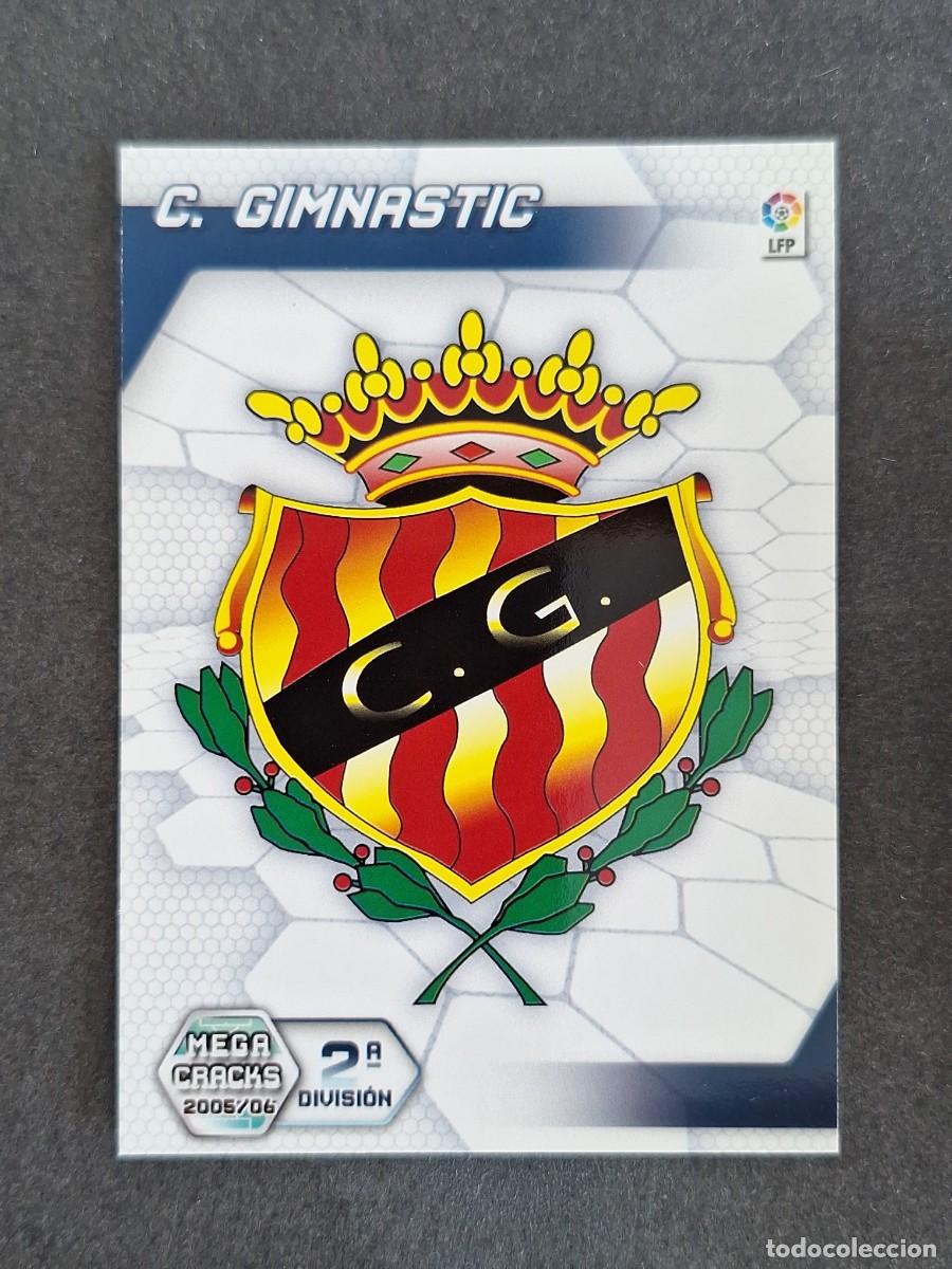 Cromos de f&uacute;tbol: L3 ESCUDO C. GIMNASTIC DE TARRAGONA 2&ordf; SEGUNDA DIVISION 421 PANINI MEGACRACKS 2005 2006 05 06