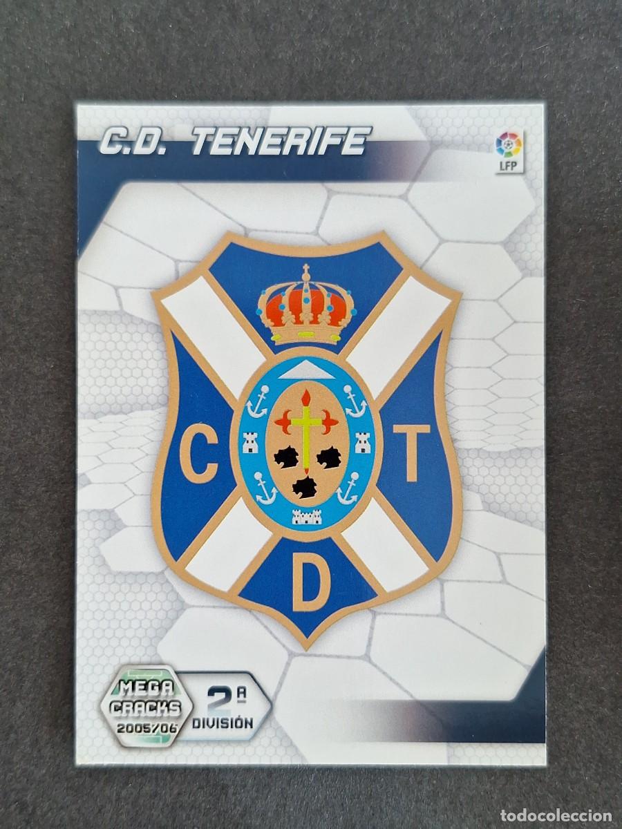 Cromos de f&uacute;tbol: L3 ESCUDO C. D. TENERIFE 2&ordf; SEGUNDA DIVISION 423 PANINI MEGACRACKS 2005 2006 05 06