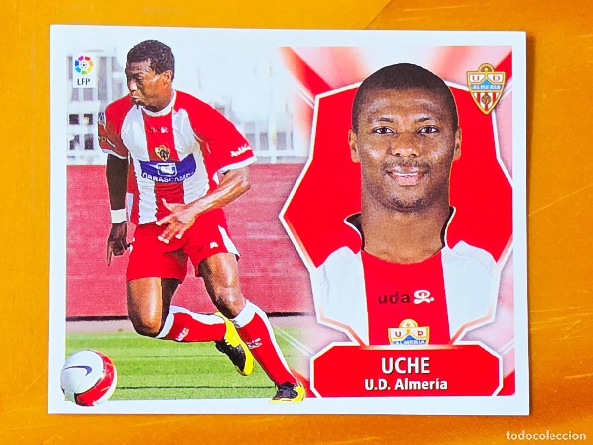 Cromos de f&uacute;tbol: Kalu Uche, UD Almer&iacute;a, Panini Ediciones Liga Este 2008 2009 08 09, sin pegar