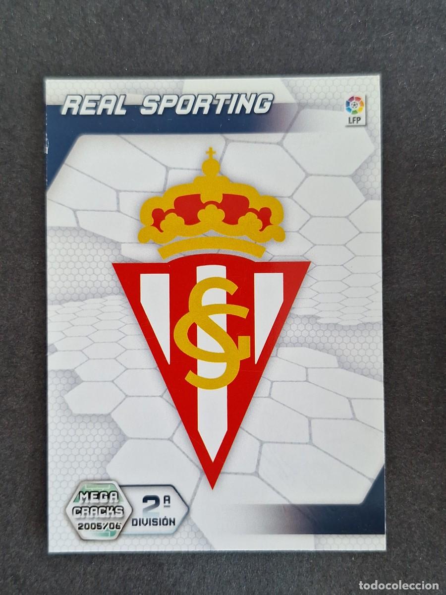 Cromos de f&uacute;tbol: L3 ESCUDO SPORTING DE GIJON 2&ordf; SEGUNDA DIVISION 425 PANINI MEGACRACKS 2005 2006 05 06