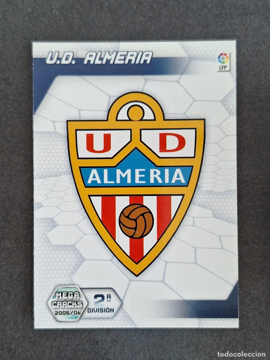 Cromos de f&uacute;tbol: L3 ESCUDO U. D. ALMERIA 2&ordf; SEGUNDA DIVISION 428 PANINI MEGACRACKS 2005 2006 05 06