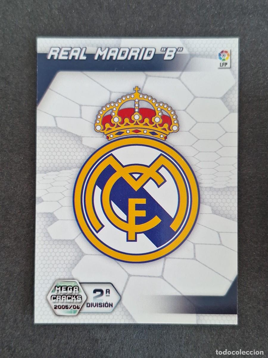 Cromos de f&uacute;tbol: L3 ESCUDO REAL MADRID B 2&ordf; SEGUNDA DIVISION 436 PANINI MEGACRACKS 2005 2006 05 06