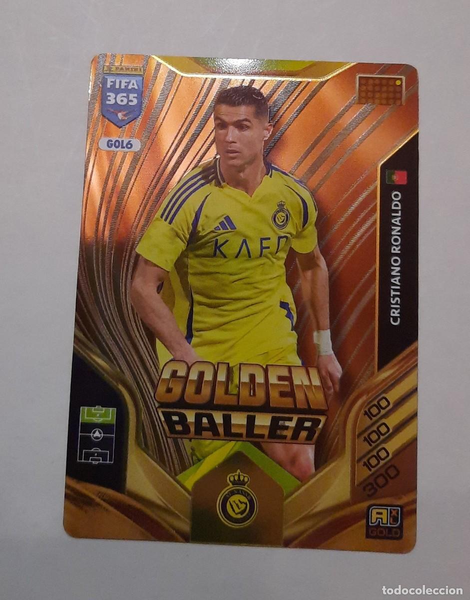 Football Stickers: Cristiano Ronaldo Golden Baller #GOL6 Fifa 365 2026