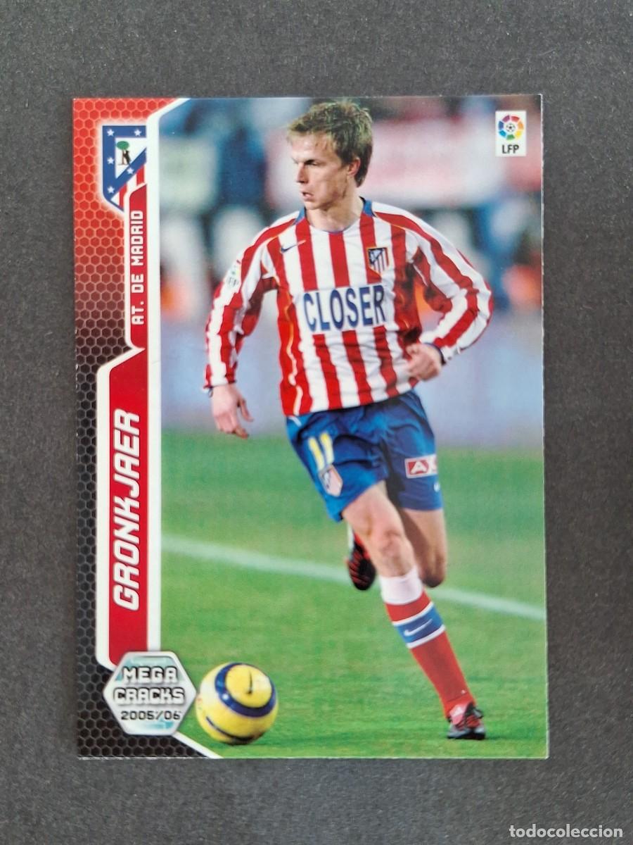 Cromos de f&uacute;tbol: L3 GRONKJAER ATLETICO DE MADRID 50 PANINI MEGACRACKS 2005 2006 05 06
