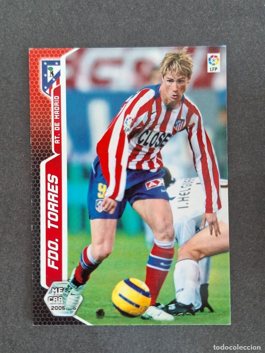 Cromos de f&uacute;tbol: L3 FERNANDO TORRES ATLETICO DE MADRID 53 PANINI MEGACRACKS 2005 2006 05 06