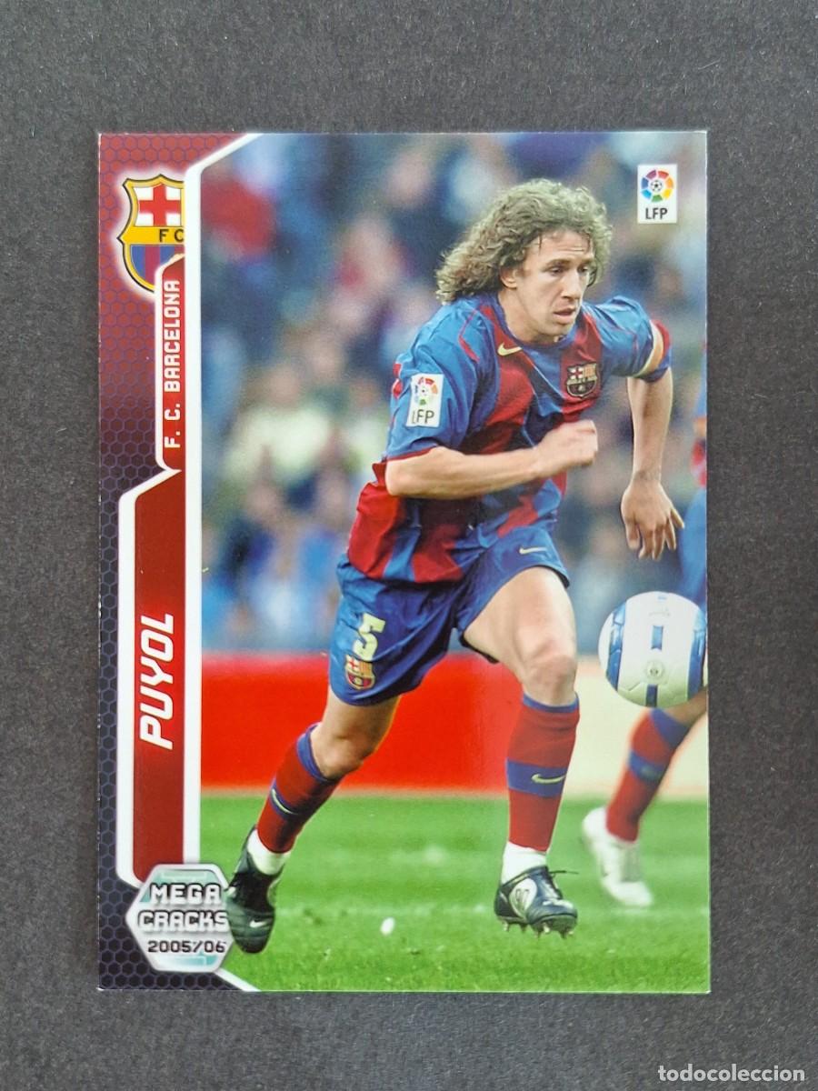 Cromos de f&uacute;tbol: L3 PUYOL F. C. BARCELONA 58 PANINI MEGACRACKS 2005 2006 05 06