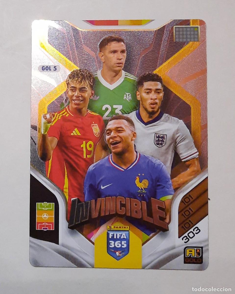 Cromos de f&uacute;tbol: Yamal/Dibu/Bellingham/Mbappe #GOL5 Fifa 365 2026