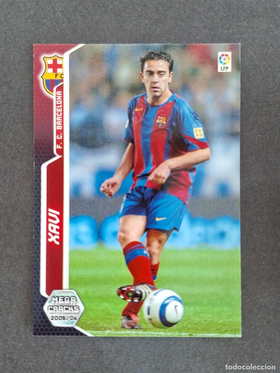 Cromos de f&uacute;tbol: L3 XAVI F. C. BARCELONA 66 PANINI MEGACRACKS 2005 2006 05 06