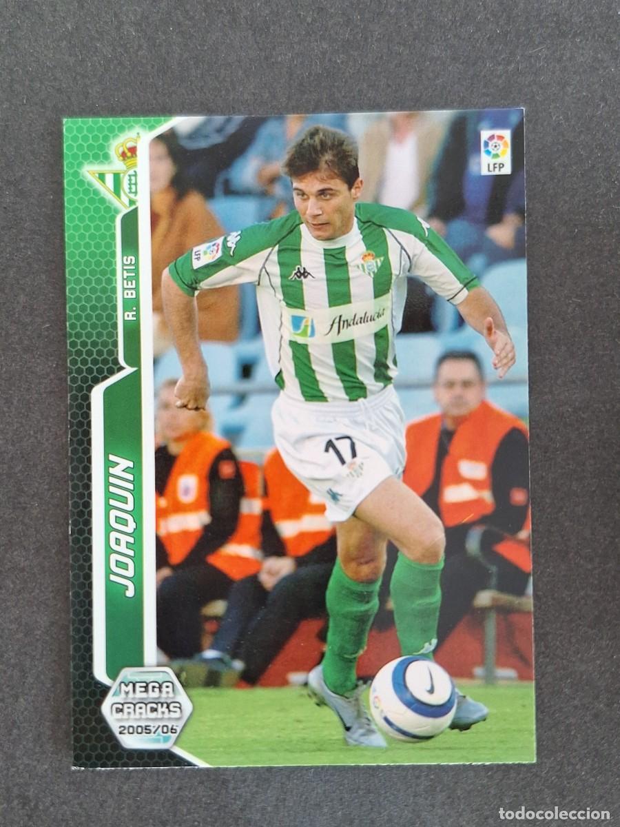 Cromos de f&uacute;tbol: L3 JOAQUIN REAL BETIS BALOMPIE 85 PANINI MEGACRACKS 2005 2006 05 06