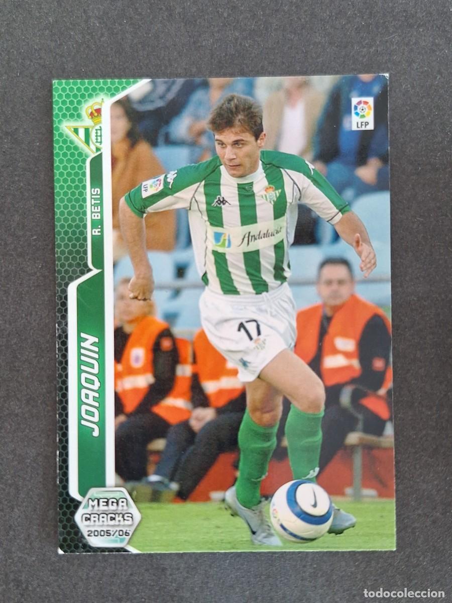 Cromos de f&uacute;tbol: L3 JOAQUIN REAL BETIS BALOMPIE 85 PANINI MEGACRACKS 2005 2006 05 06