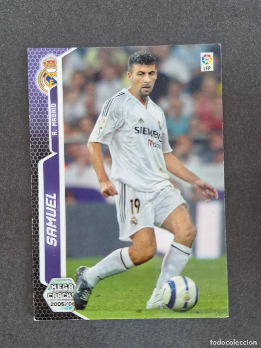 Cromos de f&uacute;tbol: L3 SAMUEL REAL MADRID 185 PANINI MEGACRACKS 2005 2006 05 06