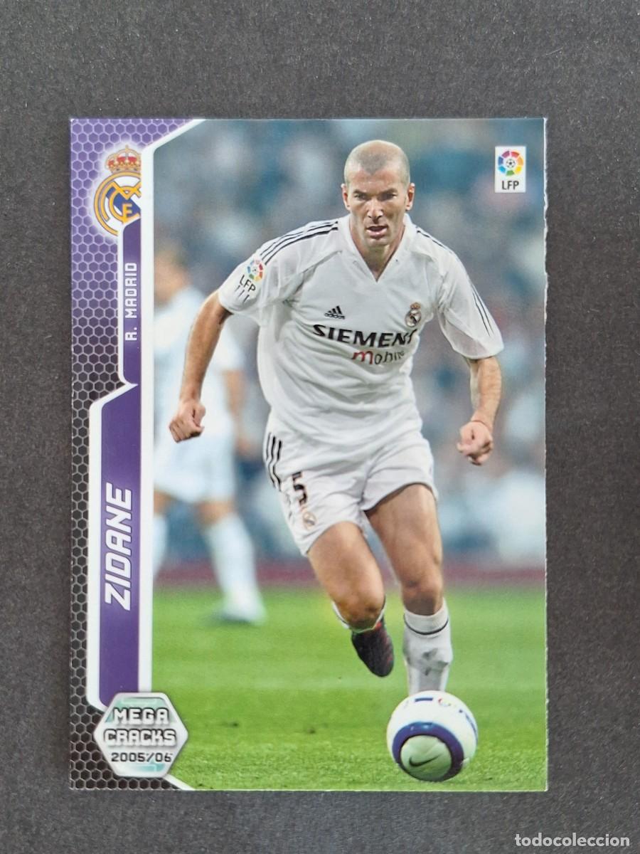Cromos de f&uacute;tbol: L3 ZIDANE REAL MADRID 195 PANINI MEGACRACKS 2005 2006 05 06