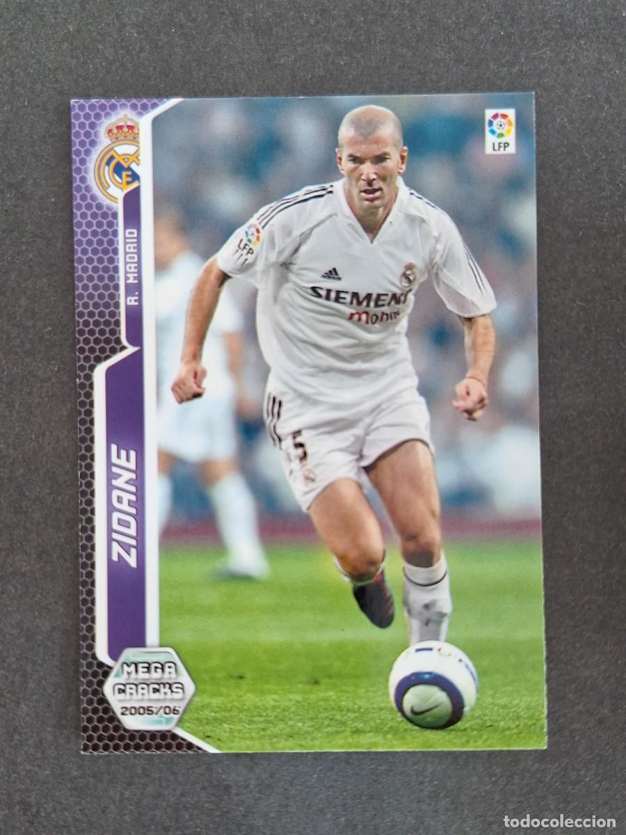 Cromos de f&uacute;tbol: L3 ZIDANE REAL MADRID 195 PANINI MEGACRACKS 2005 2006 05 06