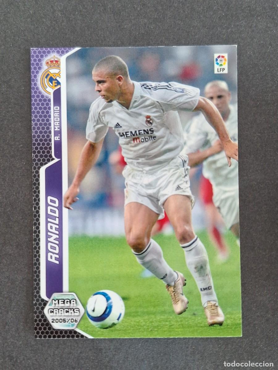 Cromos de f&uacute;tbol: L3 RONALDO REAL MADRID 198 PANINI MEGACRACKS 2005 2006 05 06