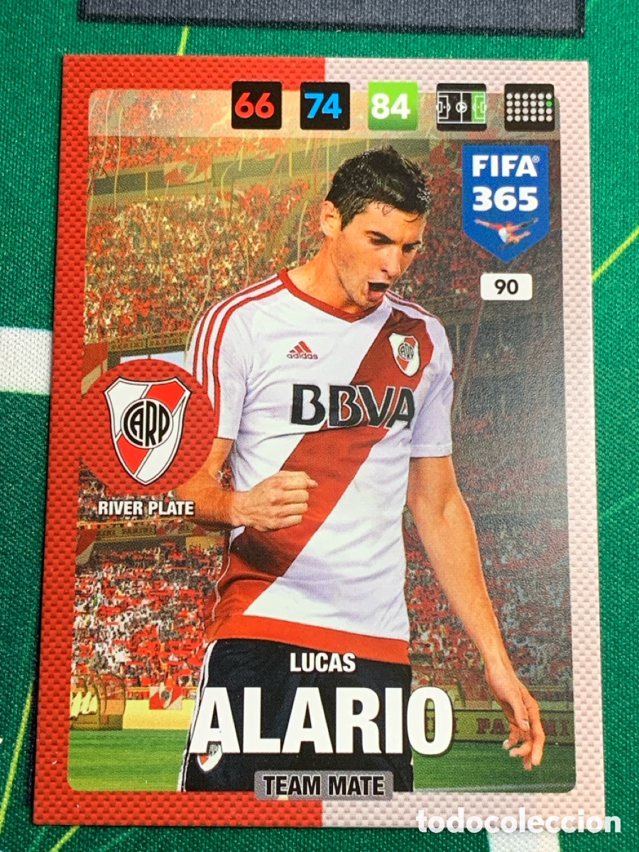 Cromos de Futebol: 90 Lucas Alario River Plate Adrenalyn Fifa 365 2016 2017 16 17 Nordic Edition