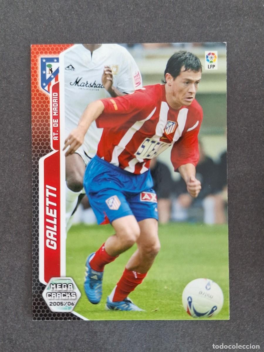 Cromos de f&uacute;tbol: L3 GALLETTI ATLETICO DE MADRID 50 BIS PANINI MEGACRACKS 2005 2006 05 06