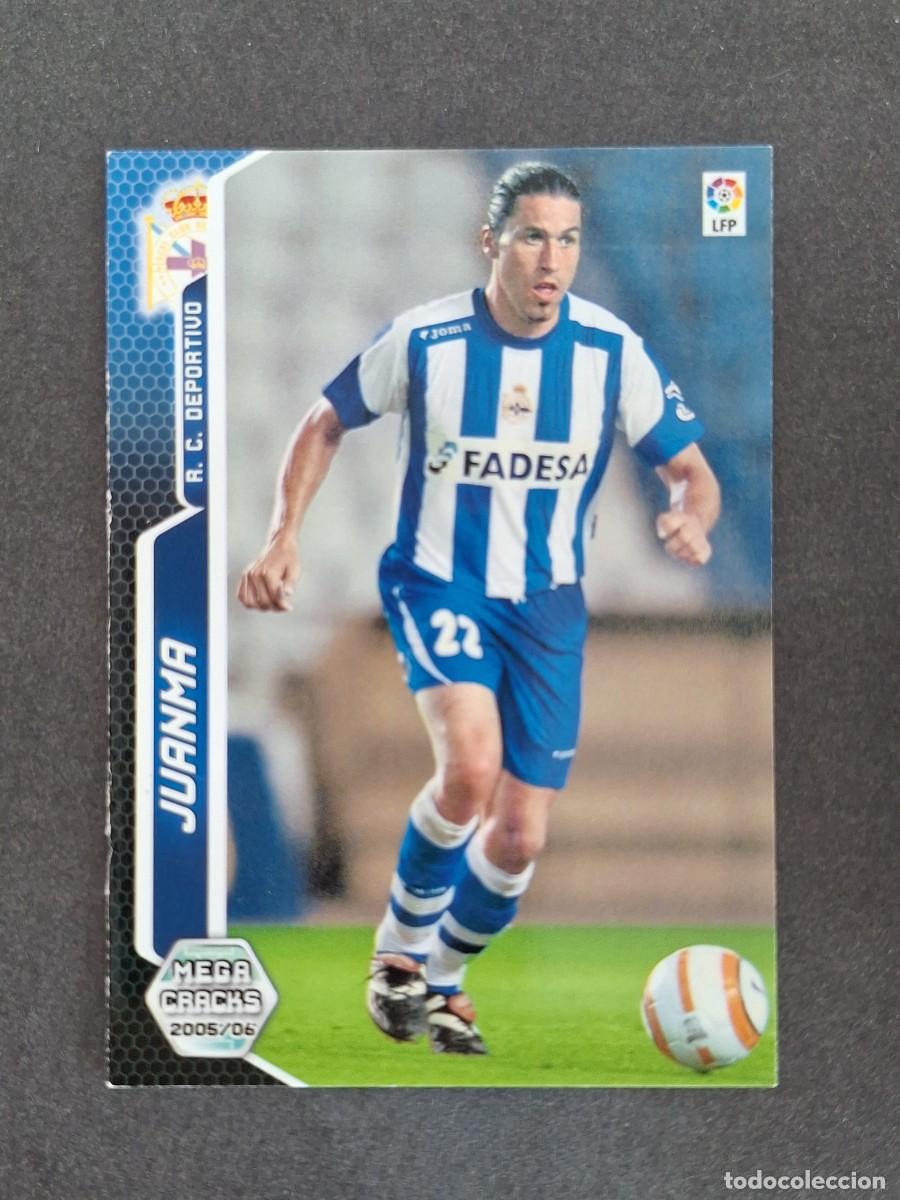 Cromos de f&uacute;tbol: L3 JUANMA DEPORTIVO DE LA CORU&Ntilde;A 133 BIS PANINI MEGACRACKS 2005 2006 05 06
