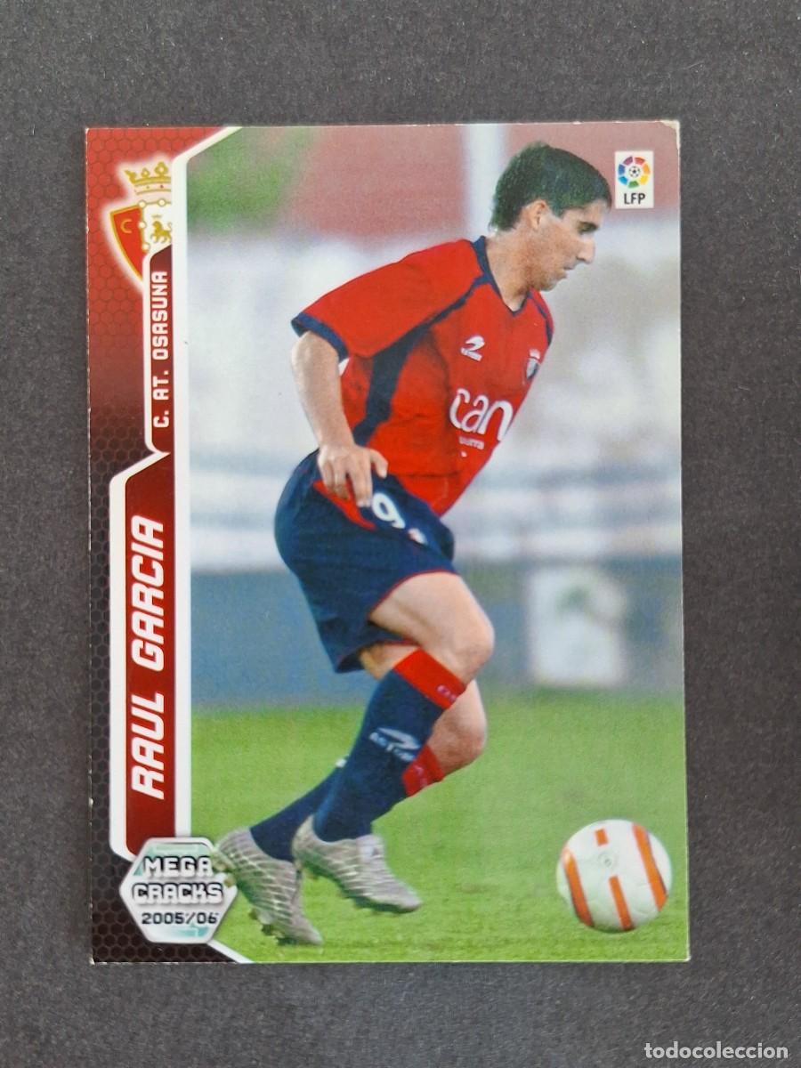 Cromos de f&uacute;tbol: L3 RAUL GARCIA C. A. OSASUNA 245 BIS PANINI MEGACRACKS 2005 2006 05 06