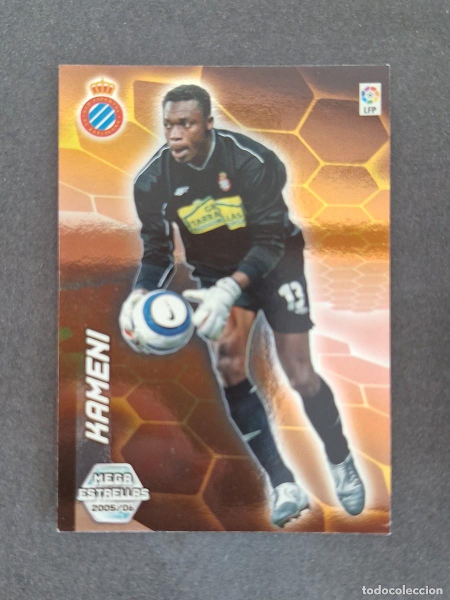 Cromos de f&uacute;tbol: L3 KAMENI R. C. D. ESPA&Ntilde;OL MEGA ESTRELLAS 362 PANINI MEGACRACKS 2005 2006 05 06