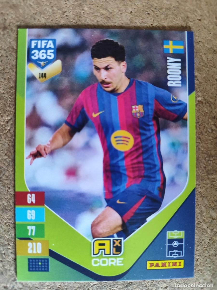 Cromos de f&uacute;tbol: ADRENALYN FIFA 365 2027 CARD CORE ROONY FC BARCELONA # 144 PANINI