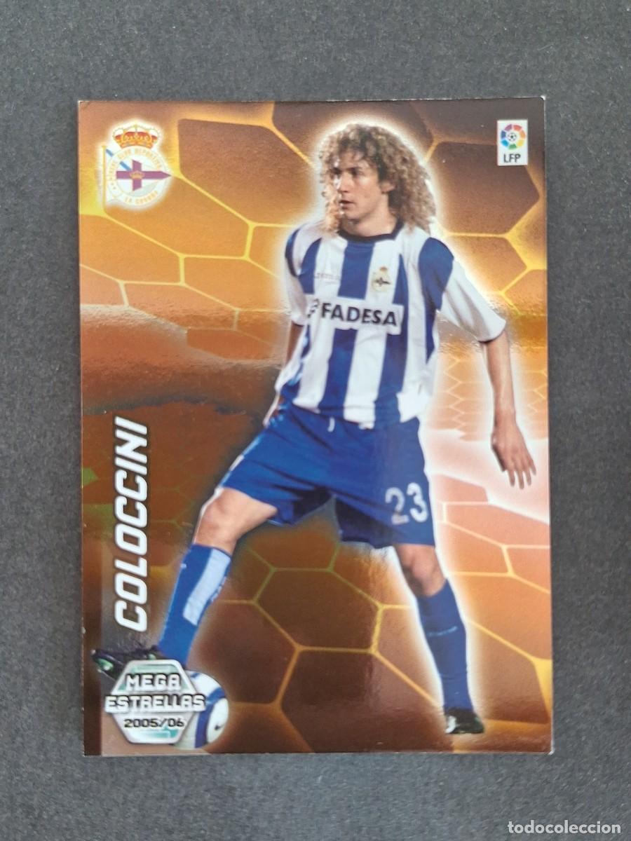 Cromos de f&uacute;tbol: L3 COLOCCINI DEPORTIVO DE LA CORU&Ntilde;A MEGA ESTRELLAS 372 PANINI MEGACRACKS 2005 2006 05 06