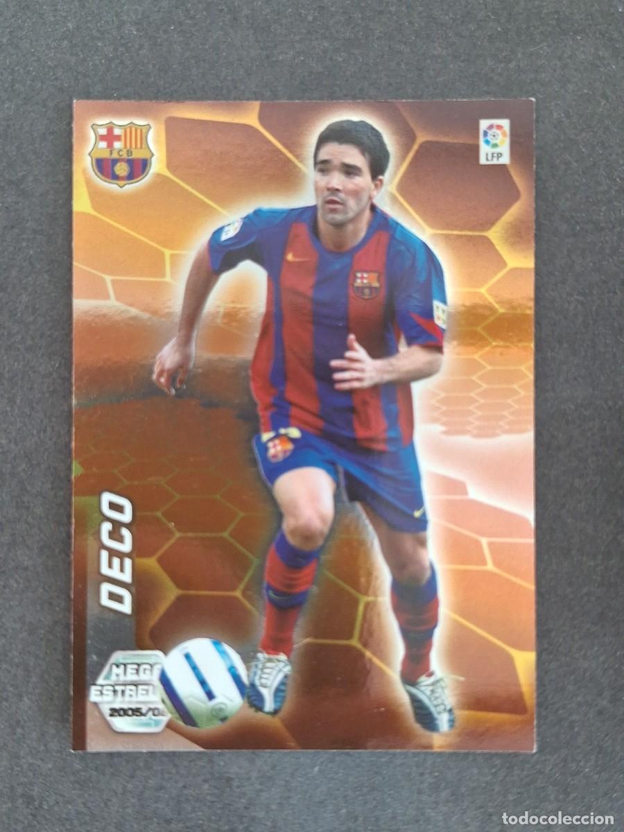 Cromos de f&uacute;tbol: L3 DECO F. C. BARCELONA MEGA ESTRELLAS 376 PANINI MEGACRACKS 2005 2006 05 06
