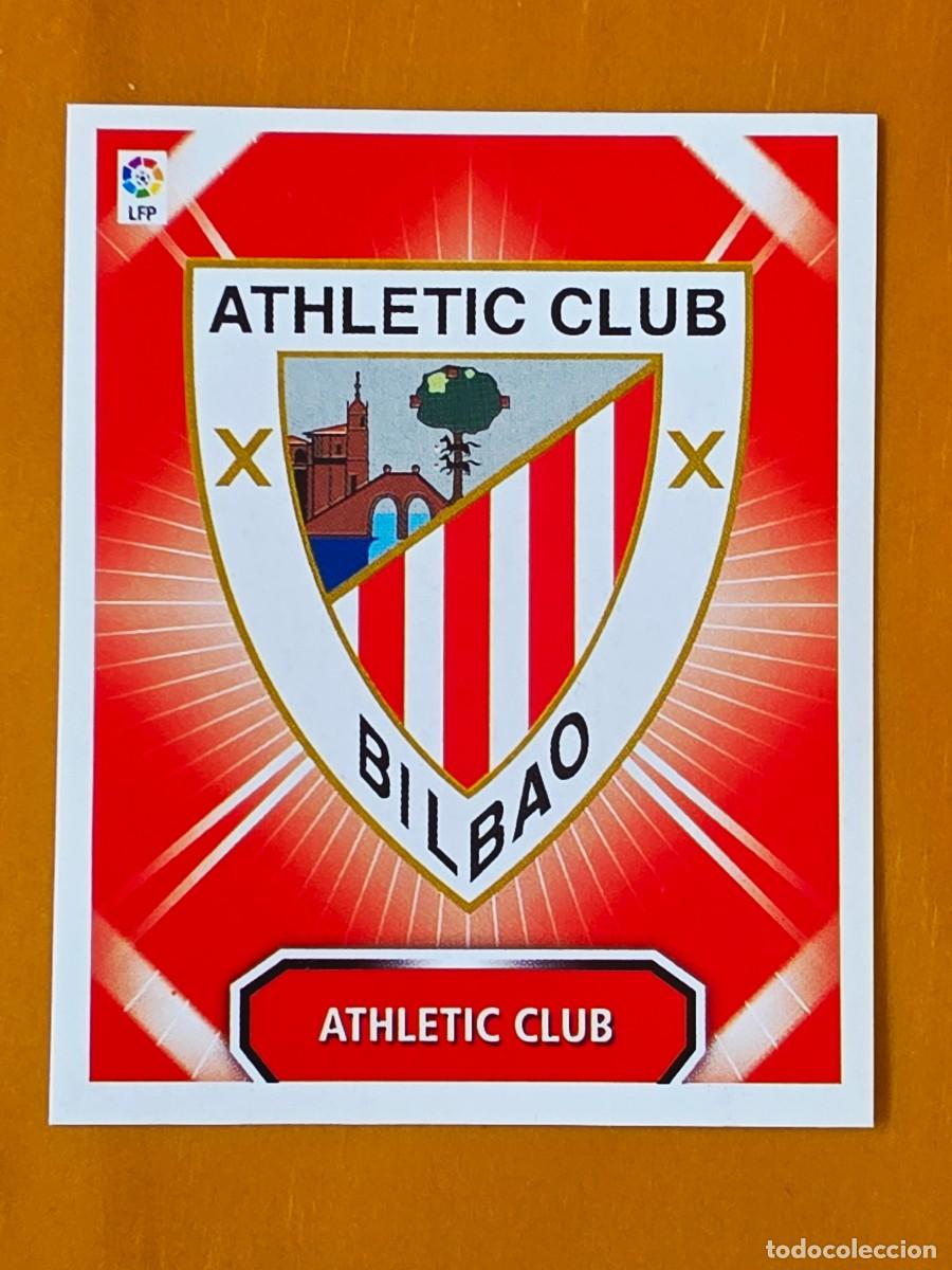 Cromos de f&uacute;tbol: Escudo Athletic Club de Bilbao, Panini Ediciones Liga Este 2008 2009 08 09, sin pegar