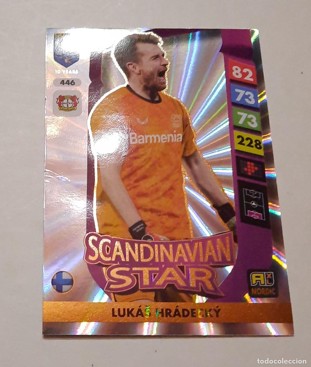 Cromos de f&uacute;tbol: Lukas Hradecky Skandinavian Star #446 Leverkusen Fifa 365 2025