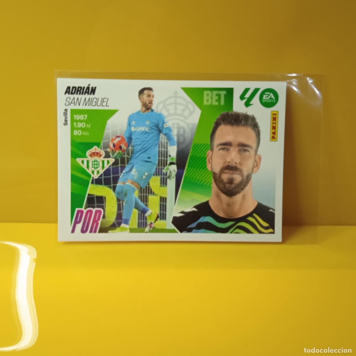 Cromos de f&uacute;tbol: EDICIONES ESTE 2025 2026 25 26 REAL BETIS ADRI&Aacute;N 4