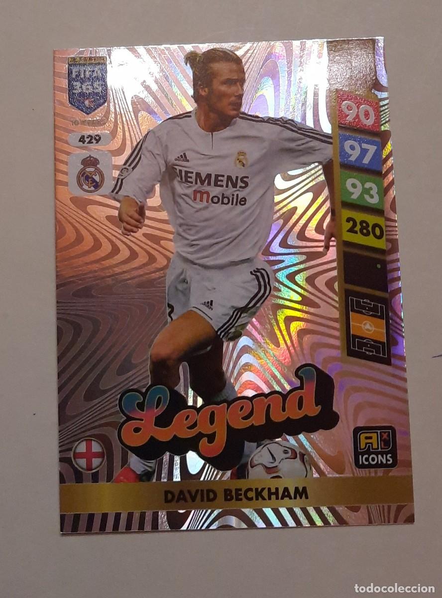 Cromos de f&uacute;tbol: David Beckham Legend #429 Real Madrid Fifa 365 2025