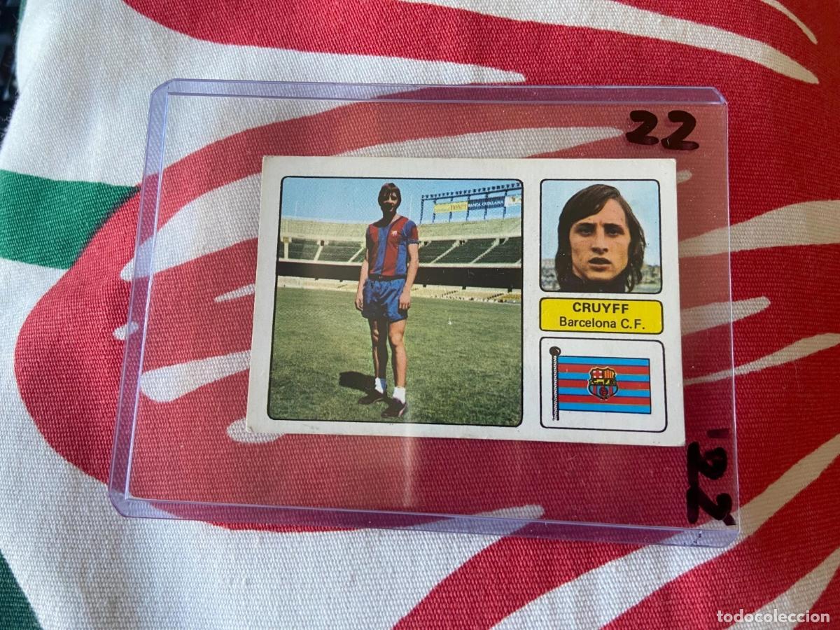 Cromos de f&uacute;tbol: CROMO JOHAN CRUYFF BARCELONA ROOKIE CARD FHER CAMPEONATO DE LIGA 1973 1974