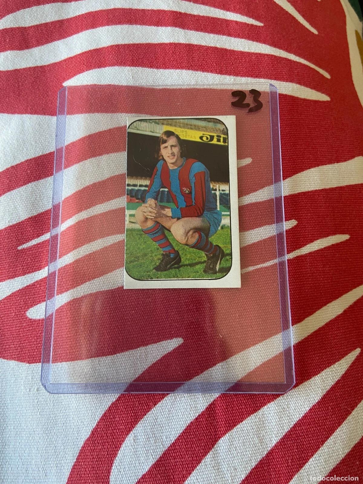 Cromos de f&uacute;tbol: CROMO SIN PEGAR NUNCA PEGADO JOHAN CRUYFF BARCELONA ALBUM LIGA EDICIONES ESTE 1976 1977