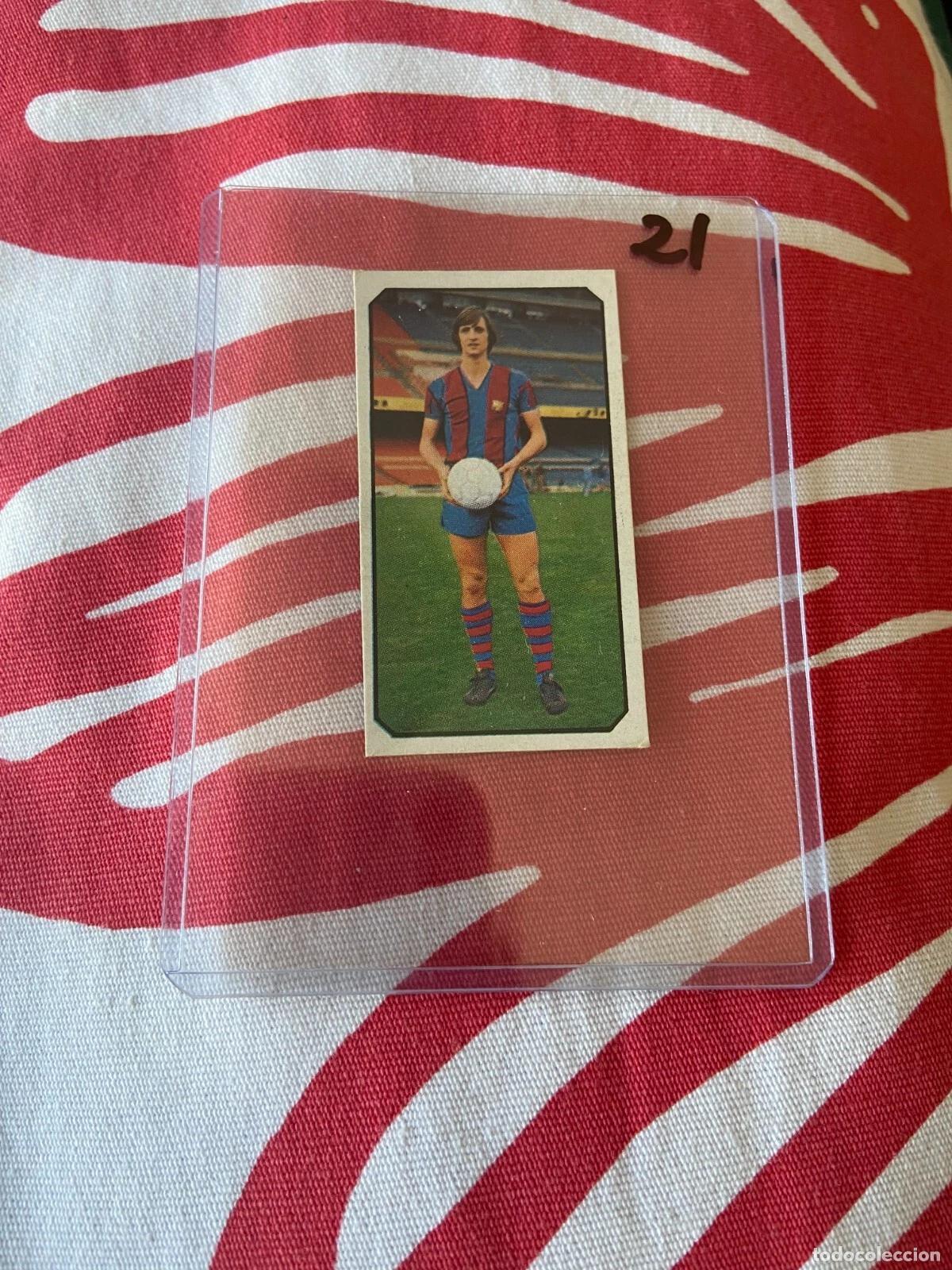 Cromos de f&uacute;tbol: CROMO SIN PEGAR NUNCA PEGADO JOHAN CRUYFF BARCELONA ALBUM LIGA EDICIONES ESTE 1977 1978